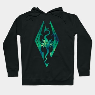 Green Dragonborn T-Shirt Hoodie